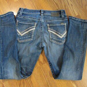 Buckle Black Men's Bootleg Jeans Blue 31L Stretch Denim Fit No. 3 33" Inseam